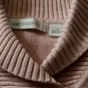 Liz Claiborne🩷 classic argyle sweater